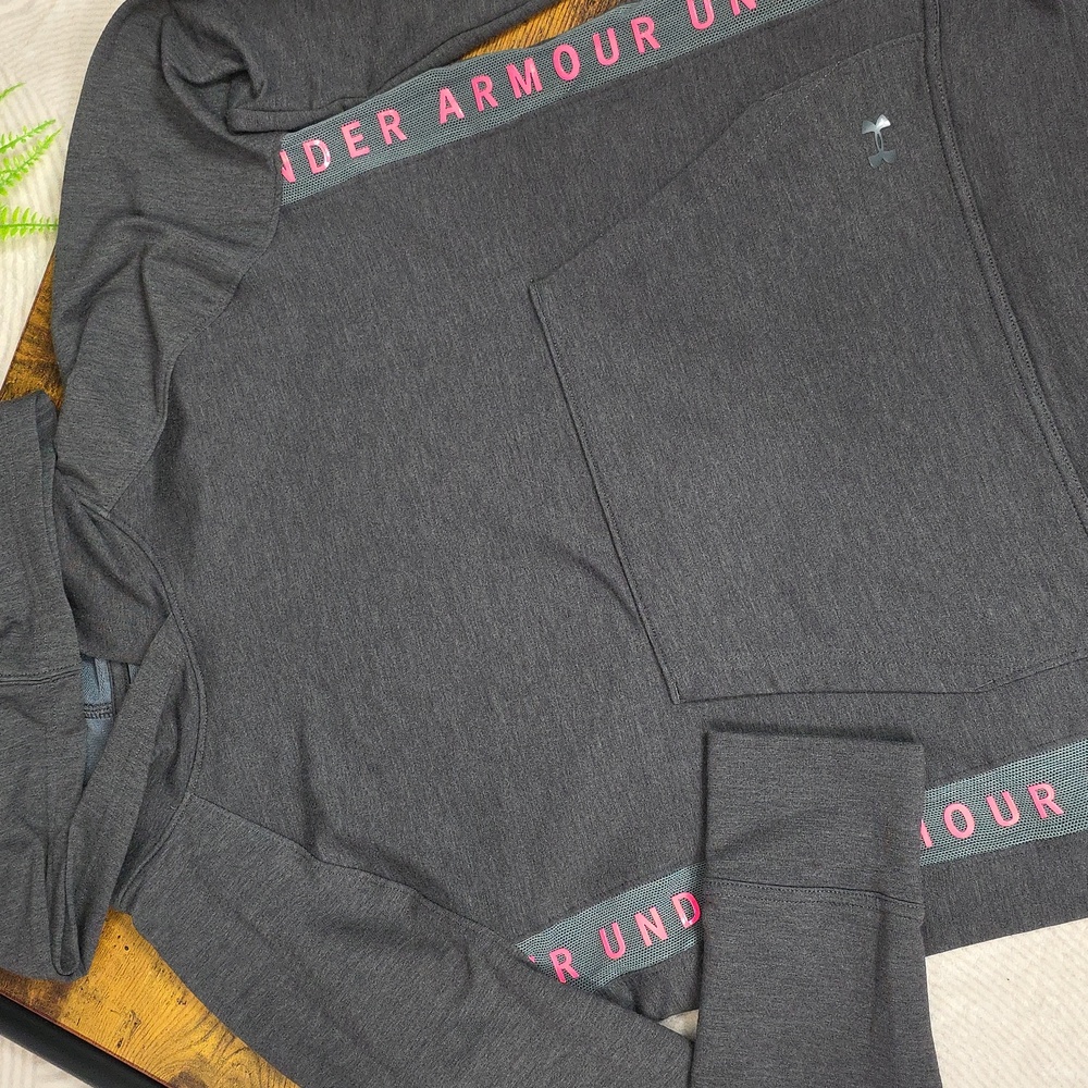 Under Armour Tech Logo Tape Hoodie - Medium - Picture 3 of 14